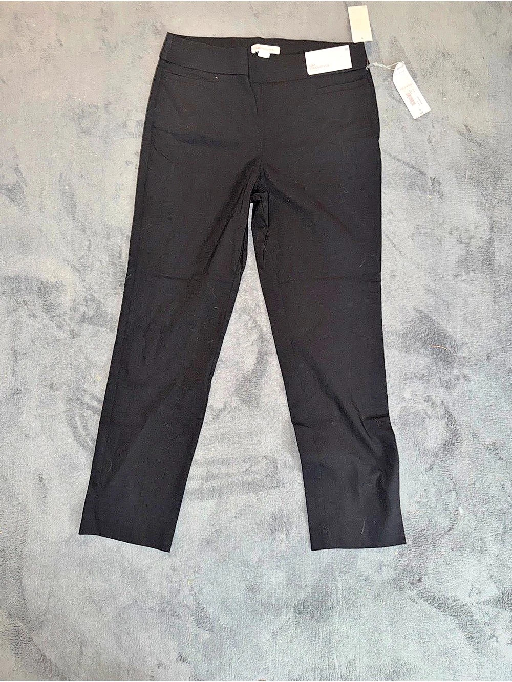 Liz Claiborne Lisa Straight Leg Pant Black Size 10